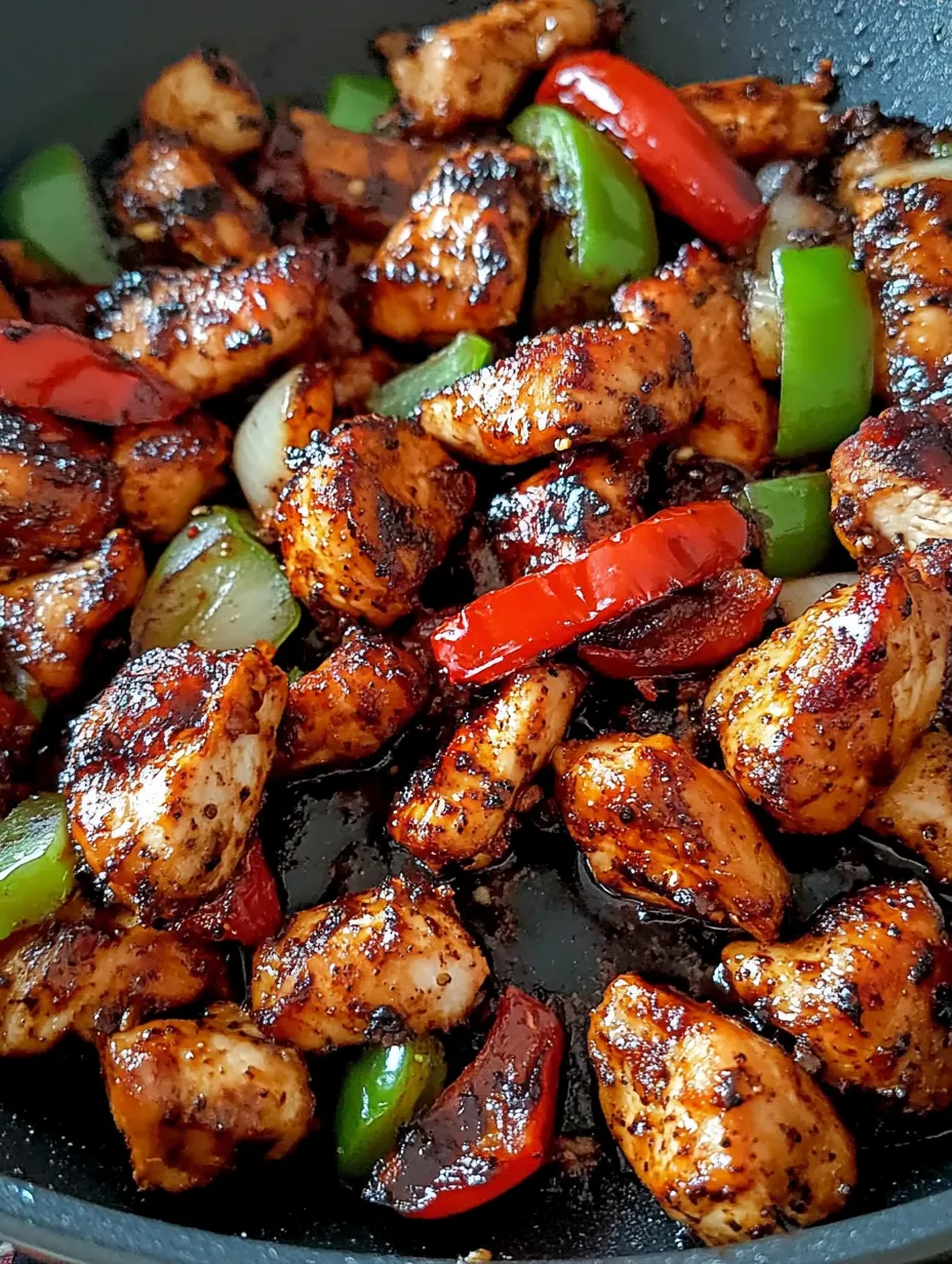 Pollo al Pimienta Negra Casero