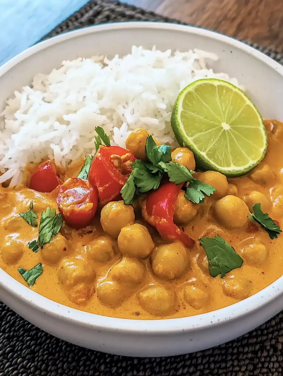 Curry exprés de garbanzos – Picante y sabroso