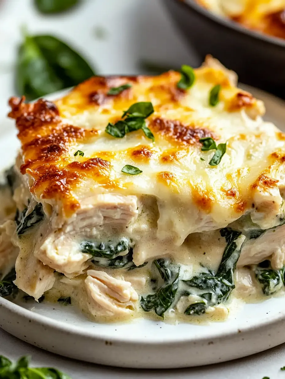 Cazuela Casera de Pollo con Espinaca