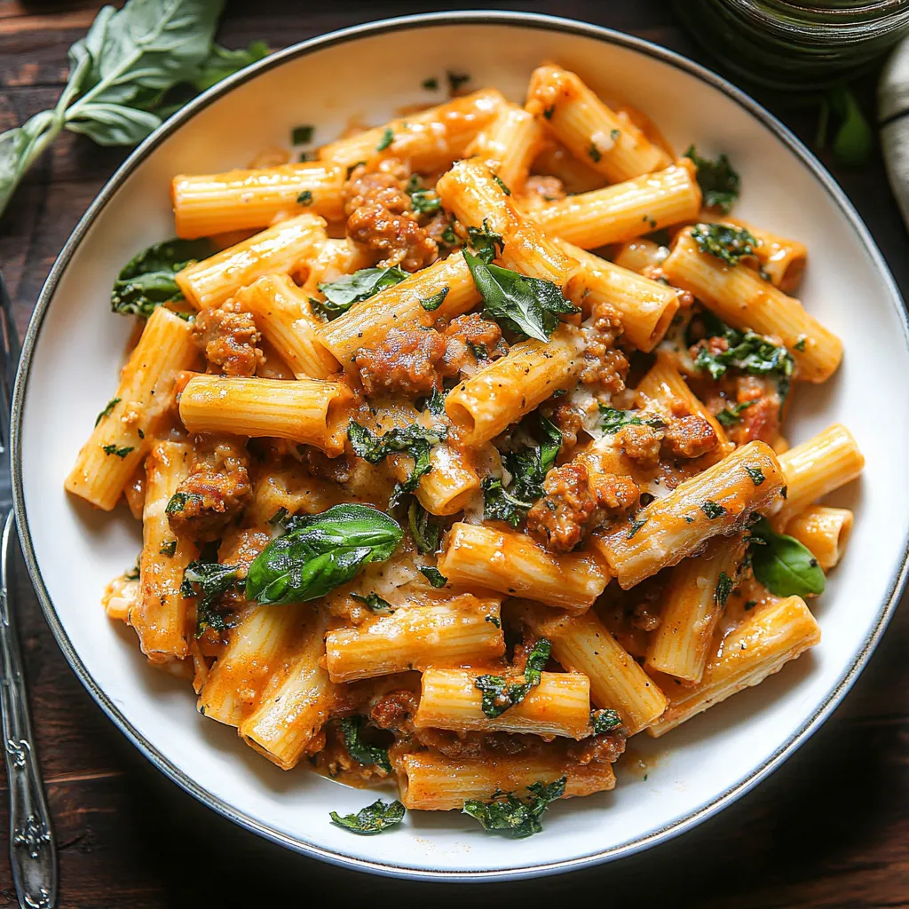 Rigatoni Cremoso Sarten