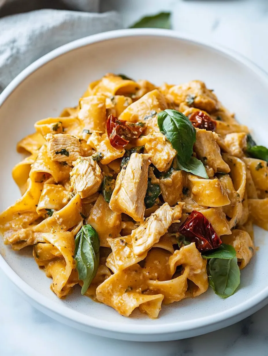 Pasta Fácil de Pollo Toscana