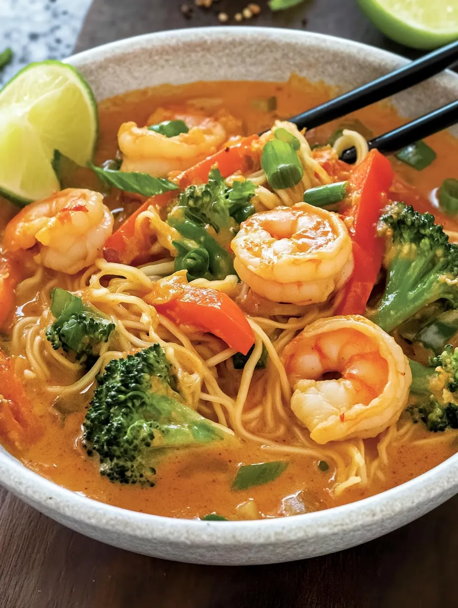 Ramen con gambas – Súper rápido y sabroso