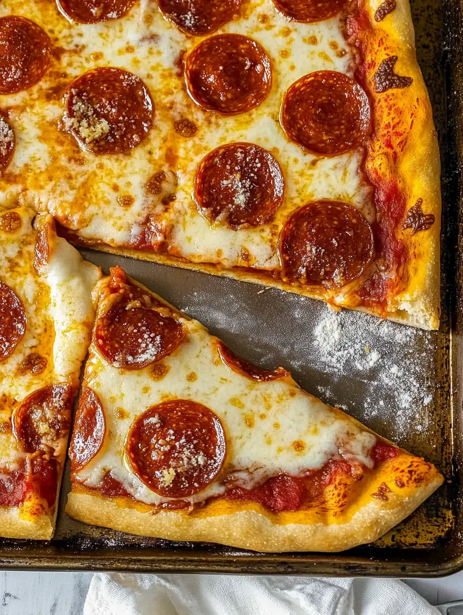 Pizza Casera en Bandeja