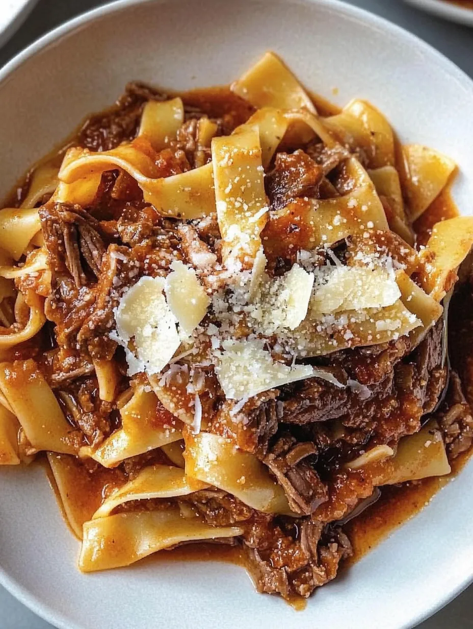 Ragú de res en olla lenta fácil