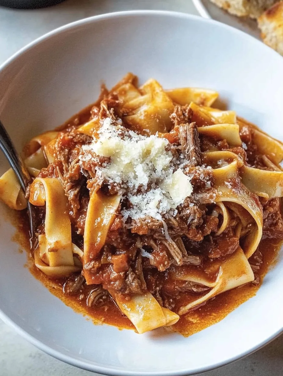 Ragú casero de res lento