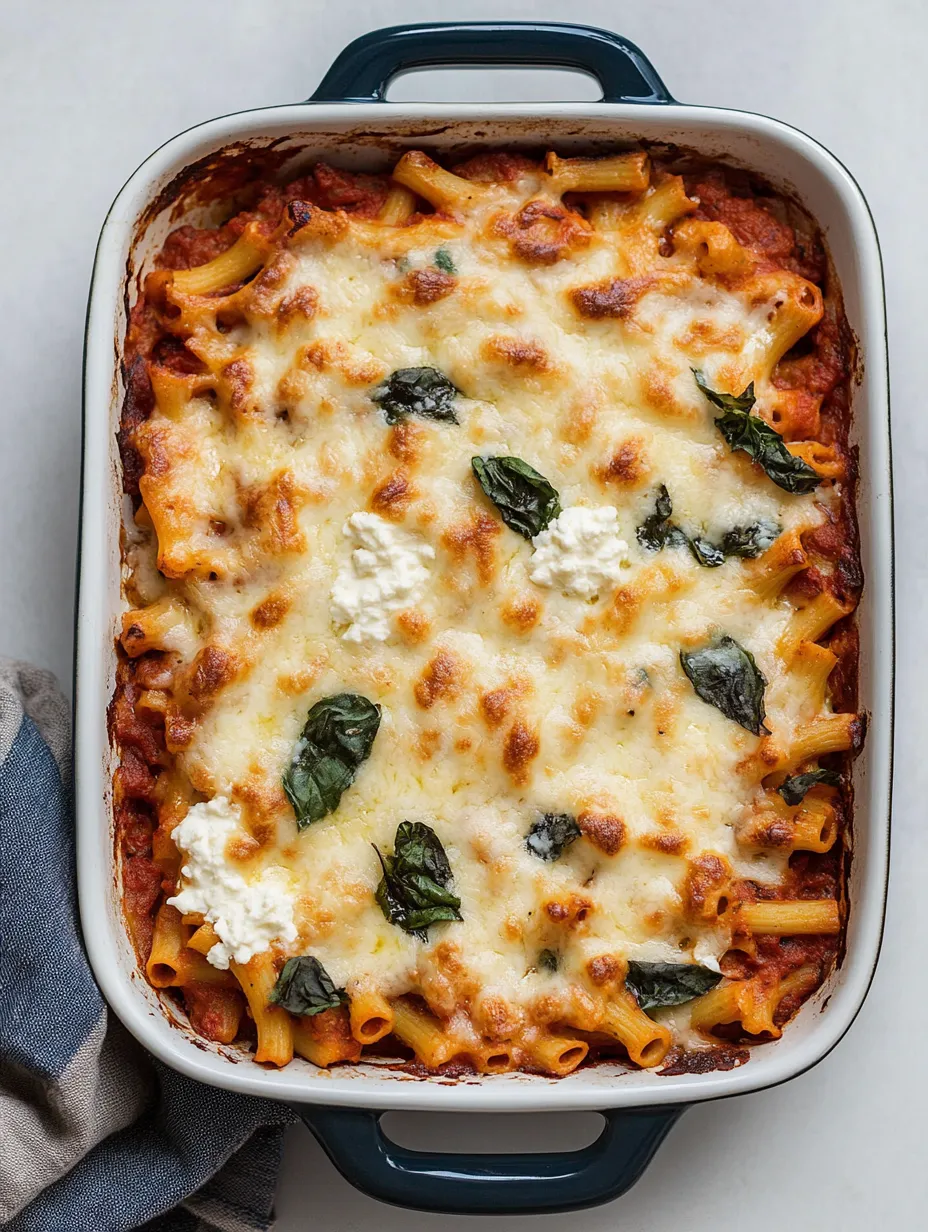Ziti al horno sin carne