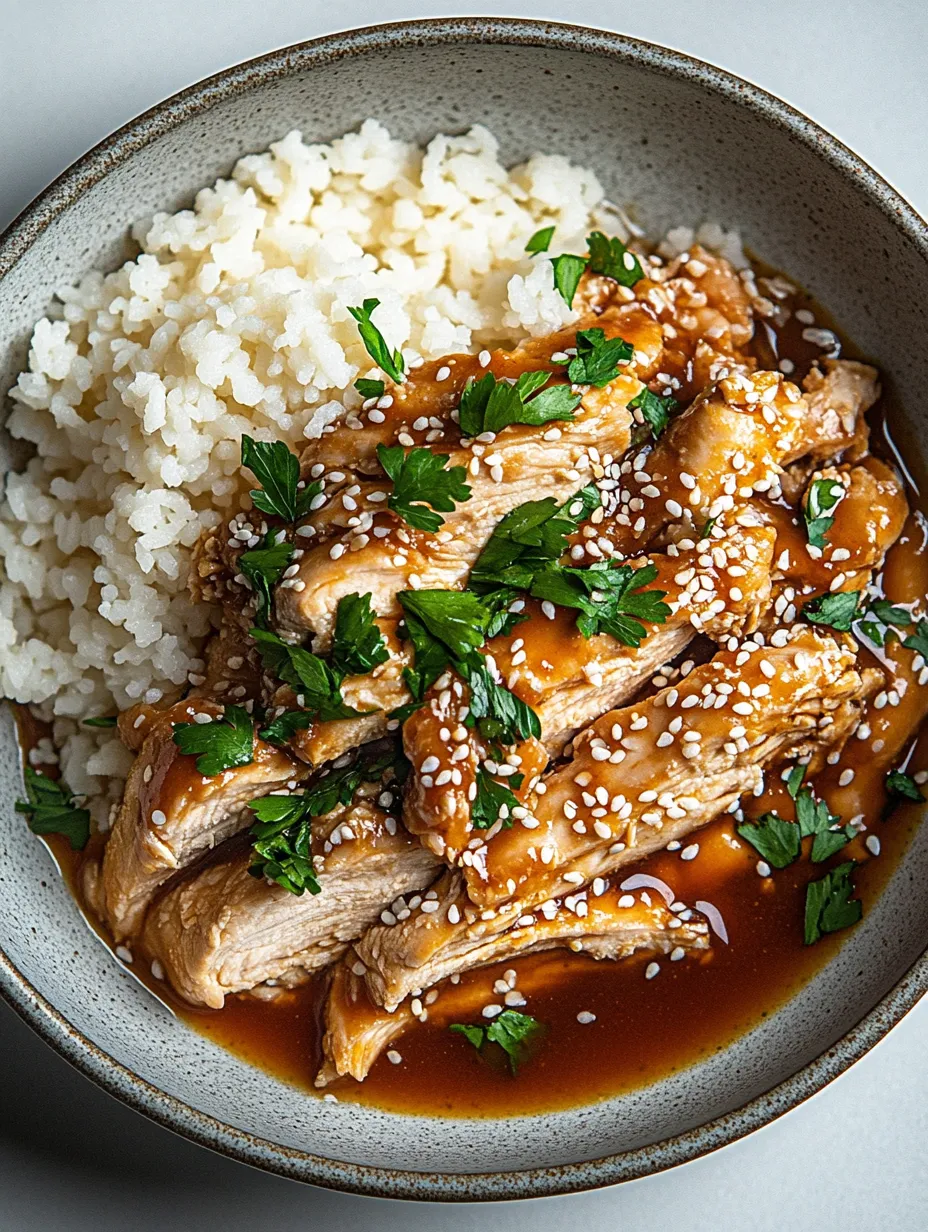 Pollo Keto Crockpot Oriental Fácil