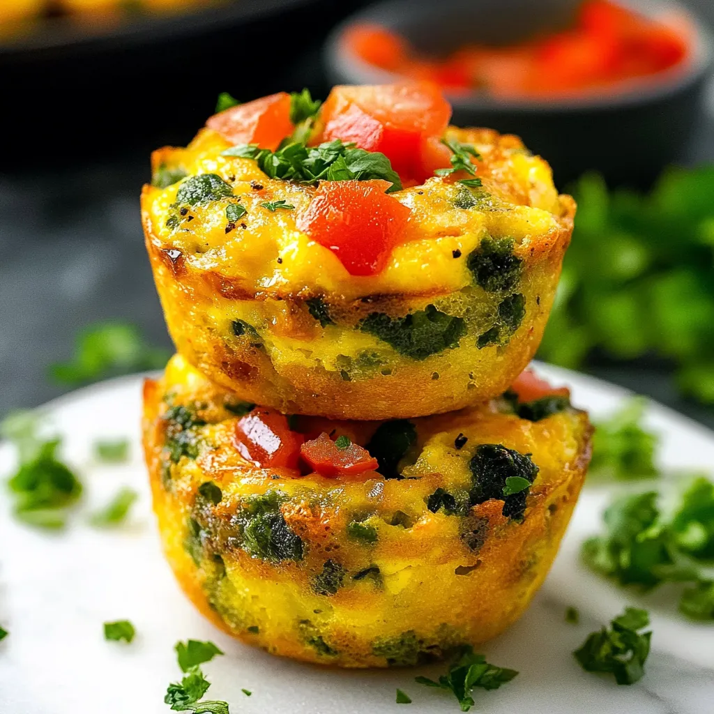 Muffins de huevo fáciles y caseros