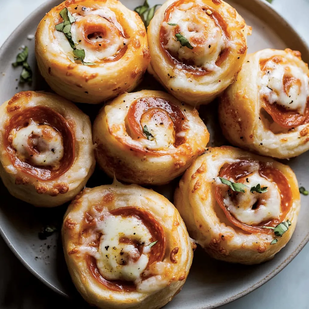Rollos de Pizza Pepperoni