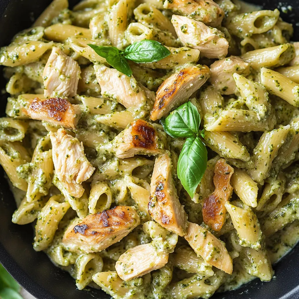 Pollo Cremoso Salsa Pesto