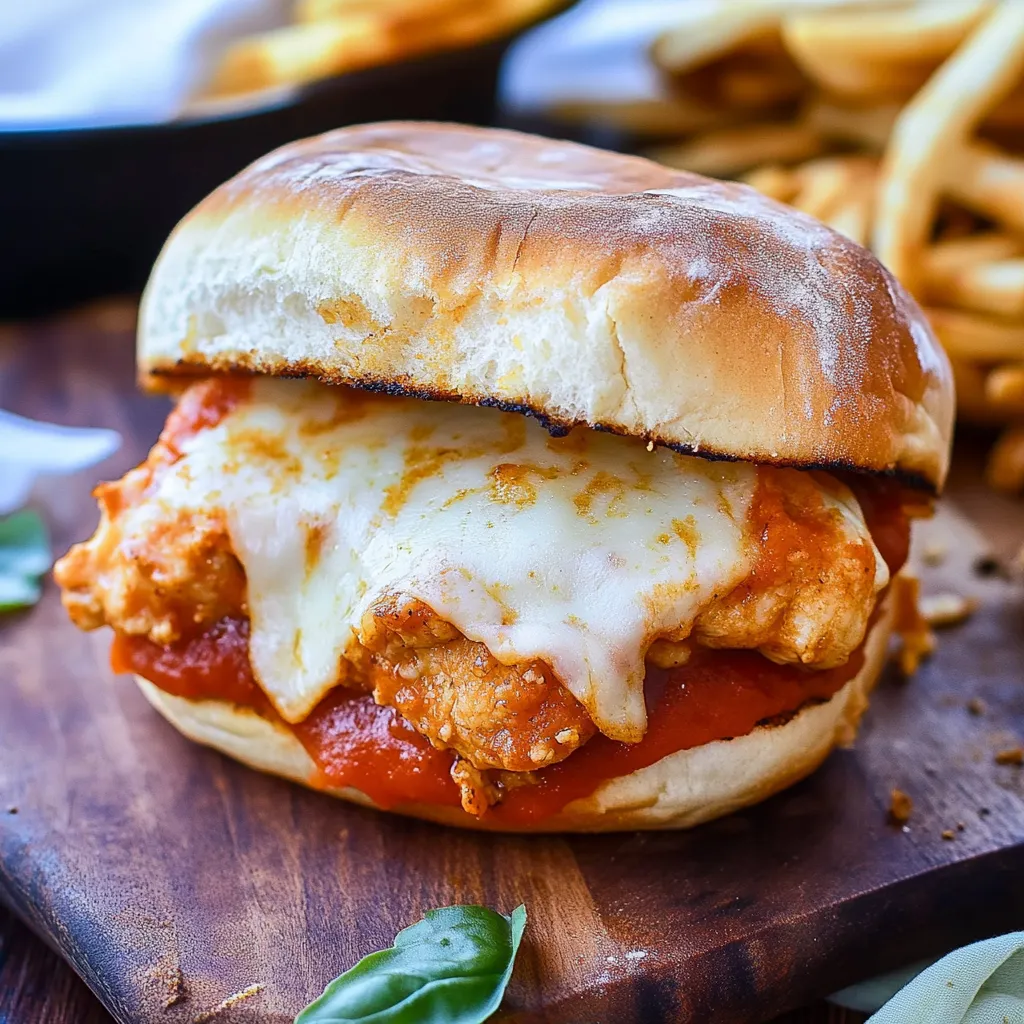 Tortas de Pollo Parmesano Caseras