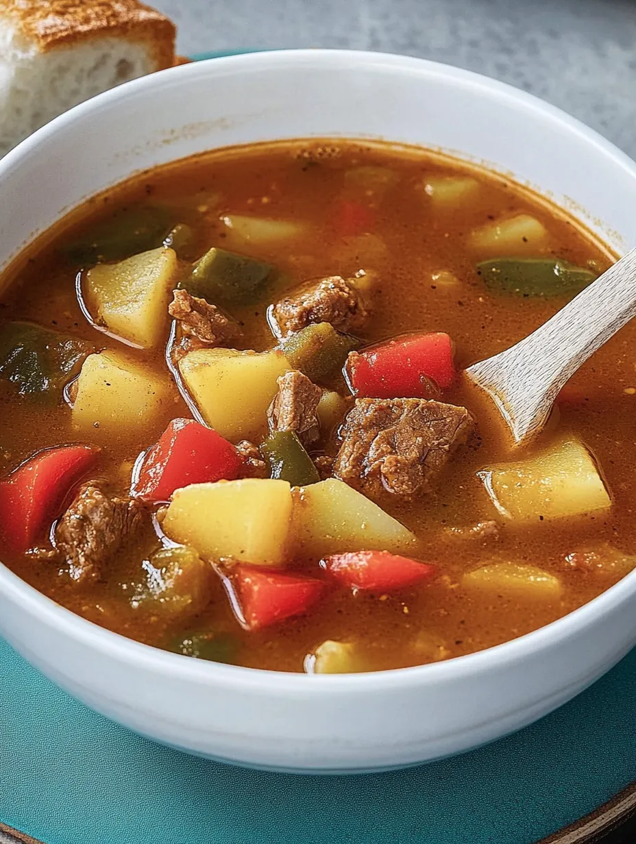 Guiso húngaro con papas – Picante y clásico