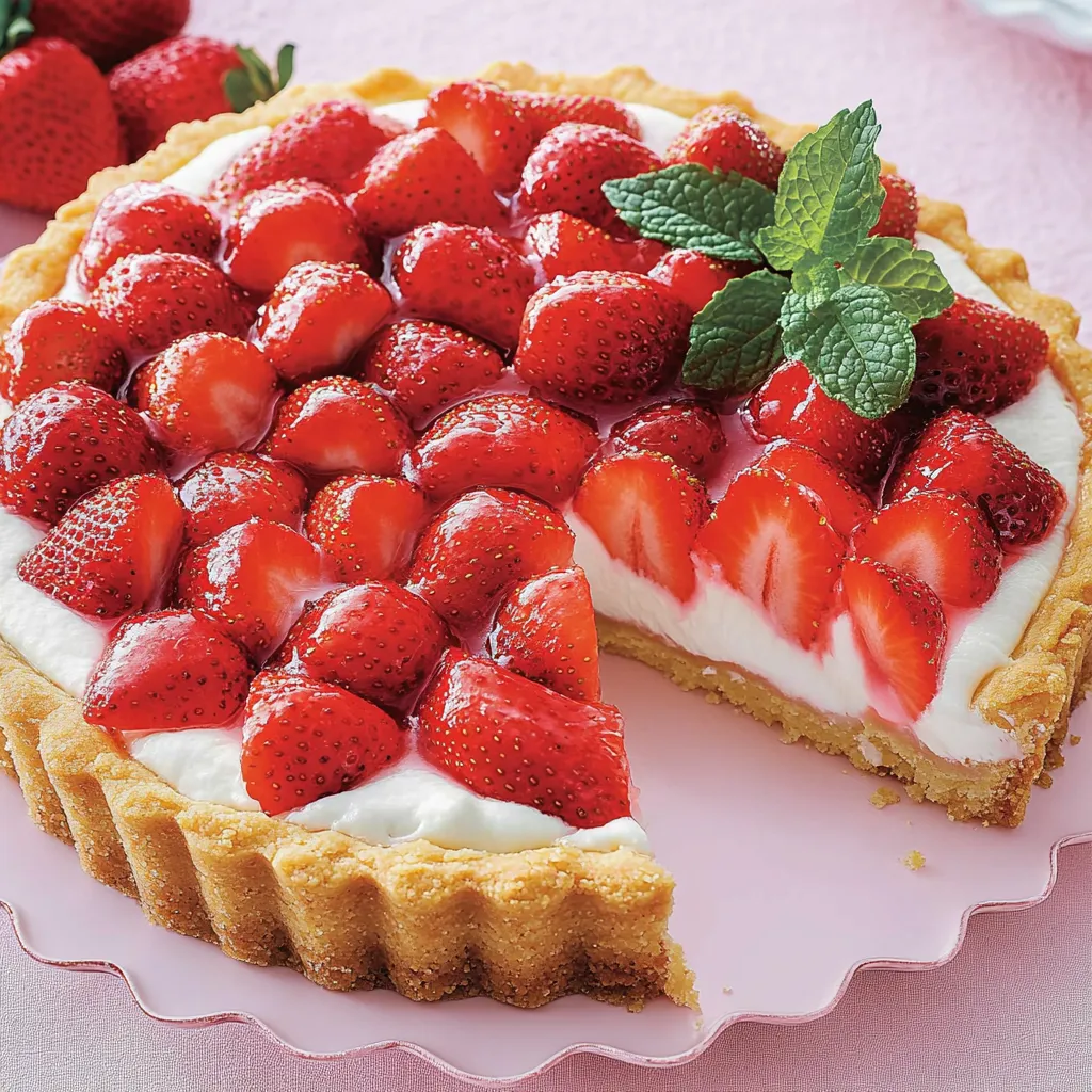 Pastel Fresas Cremoso