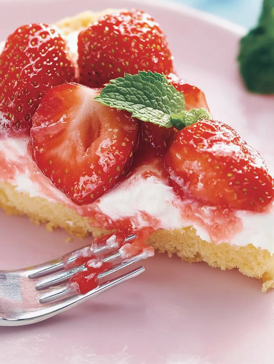 Tarta de fresa con crema de mascarpone – Fácil y deliciosa