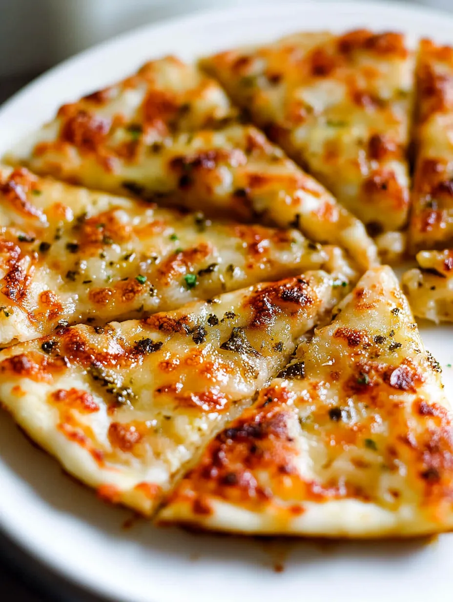 Pan de ajo con tortilla en air fryer