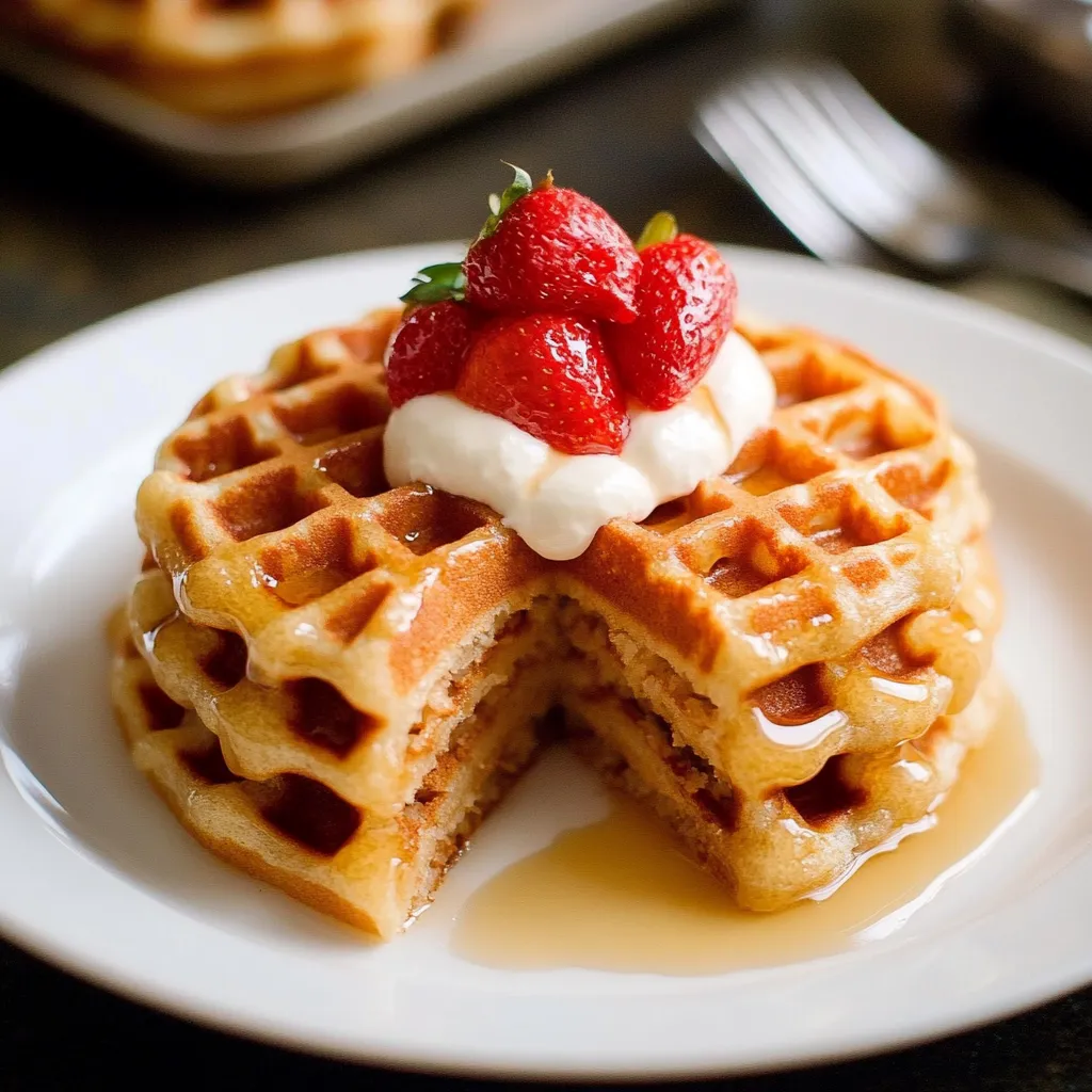 Waffles Proteicas Fáciles
