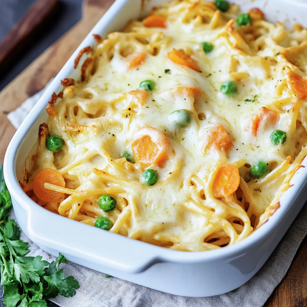 Spaghetti al horno fácil y rápido