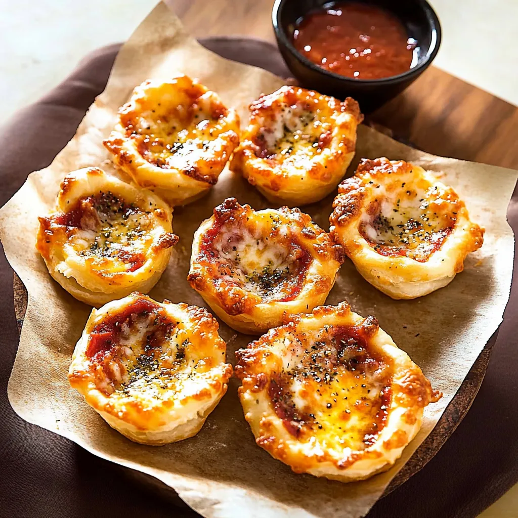 Bocaditos de pizza estilo Little Caesars