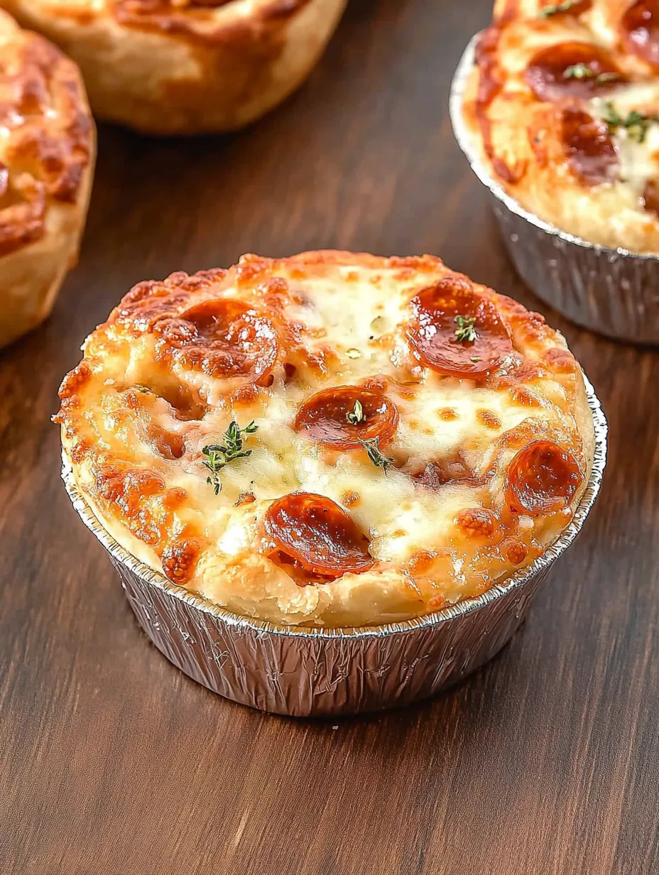 Tartas individuales de Pizza