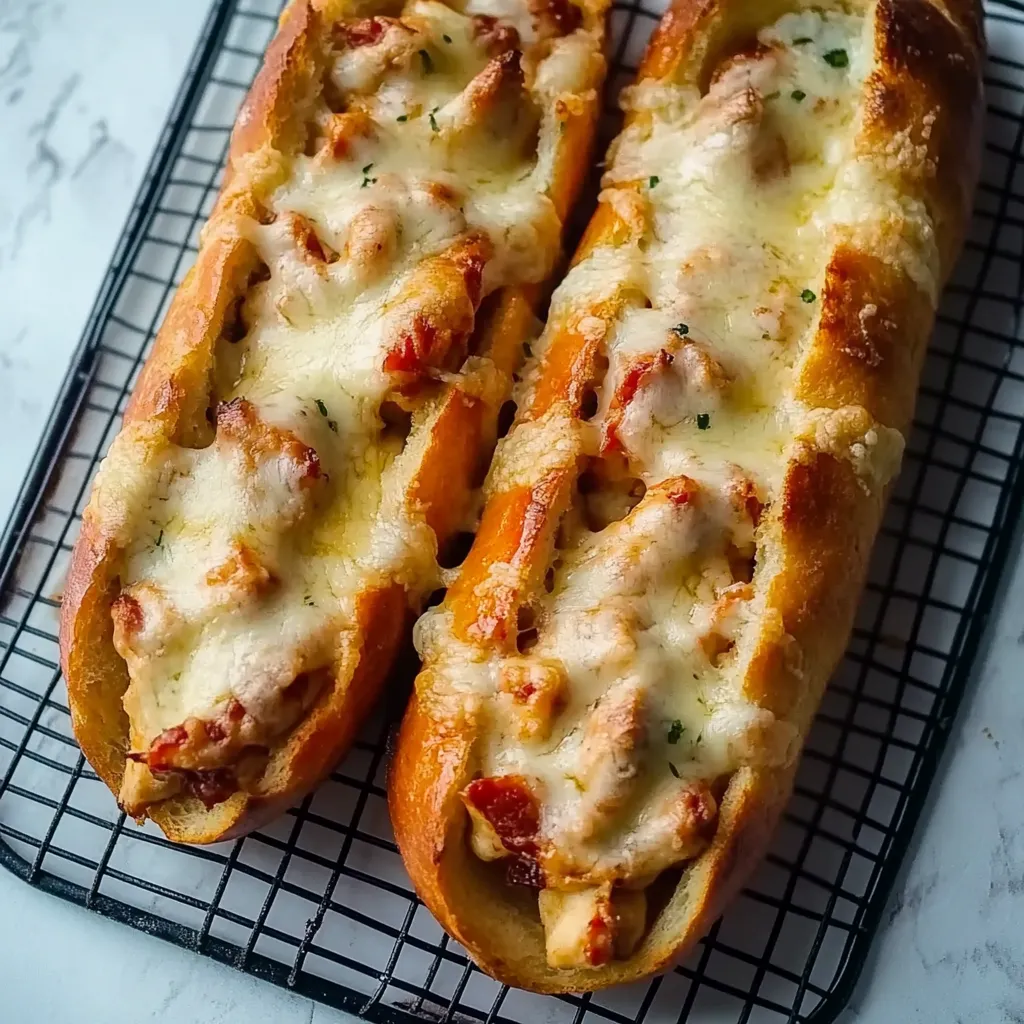 Pan con Pollo y Queso