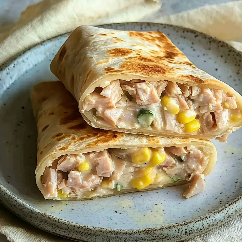 Wrap de Atún Fundido Fácil