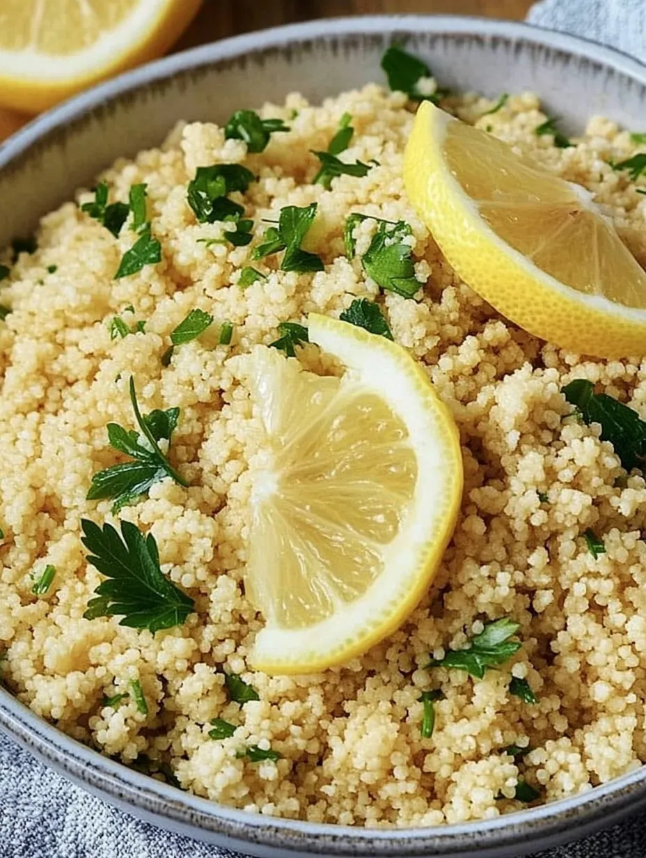 Cuscús con limón – Afrutado, Condimentado y Rápido de hacer