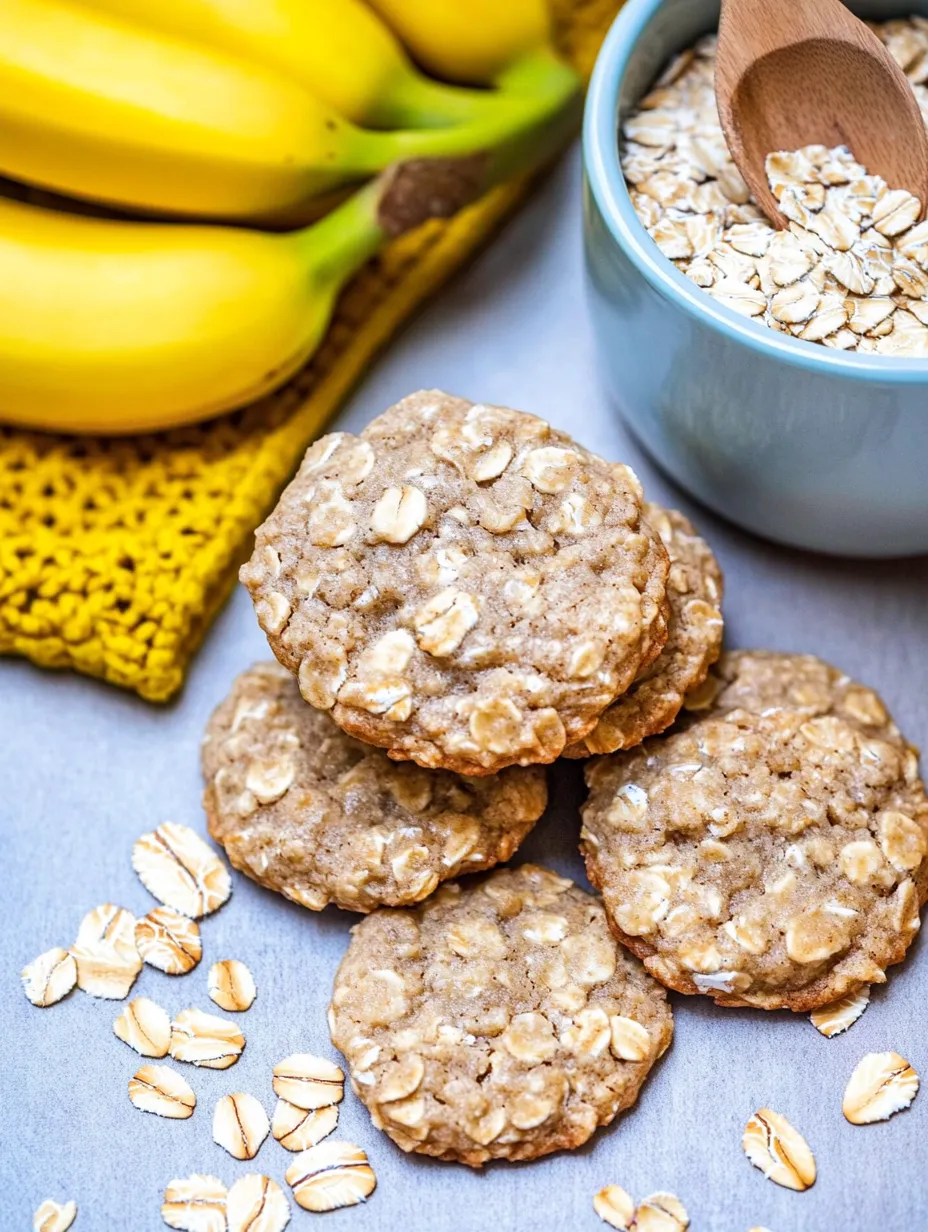 Galletas de avena con 3 ingredientes – Rápidas, Sanas y Deliciosas