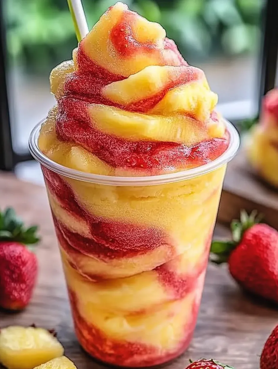 Granizados de Piña y Fresa Caseros