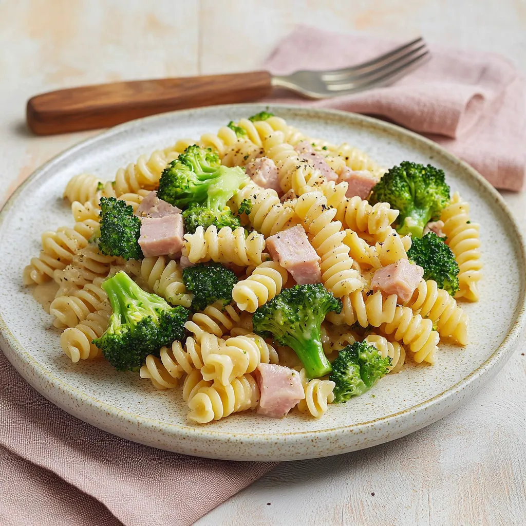 Pasta cremosa brócoli