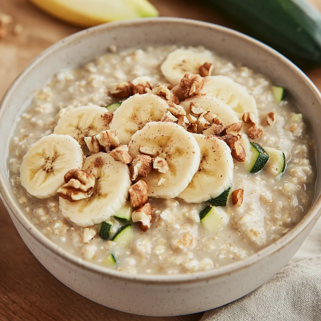 Zoats: Deliciosos copos de avena con zucchini para empezar el día
