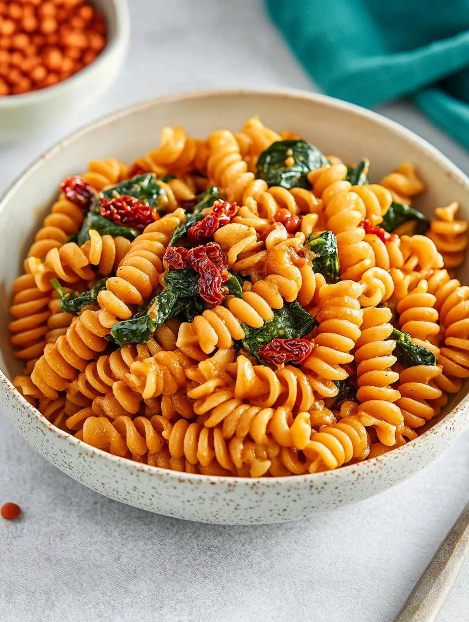 Pasta de lenteja roja – Ligerísima, sin gluten y con mucha textura