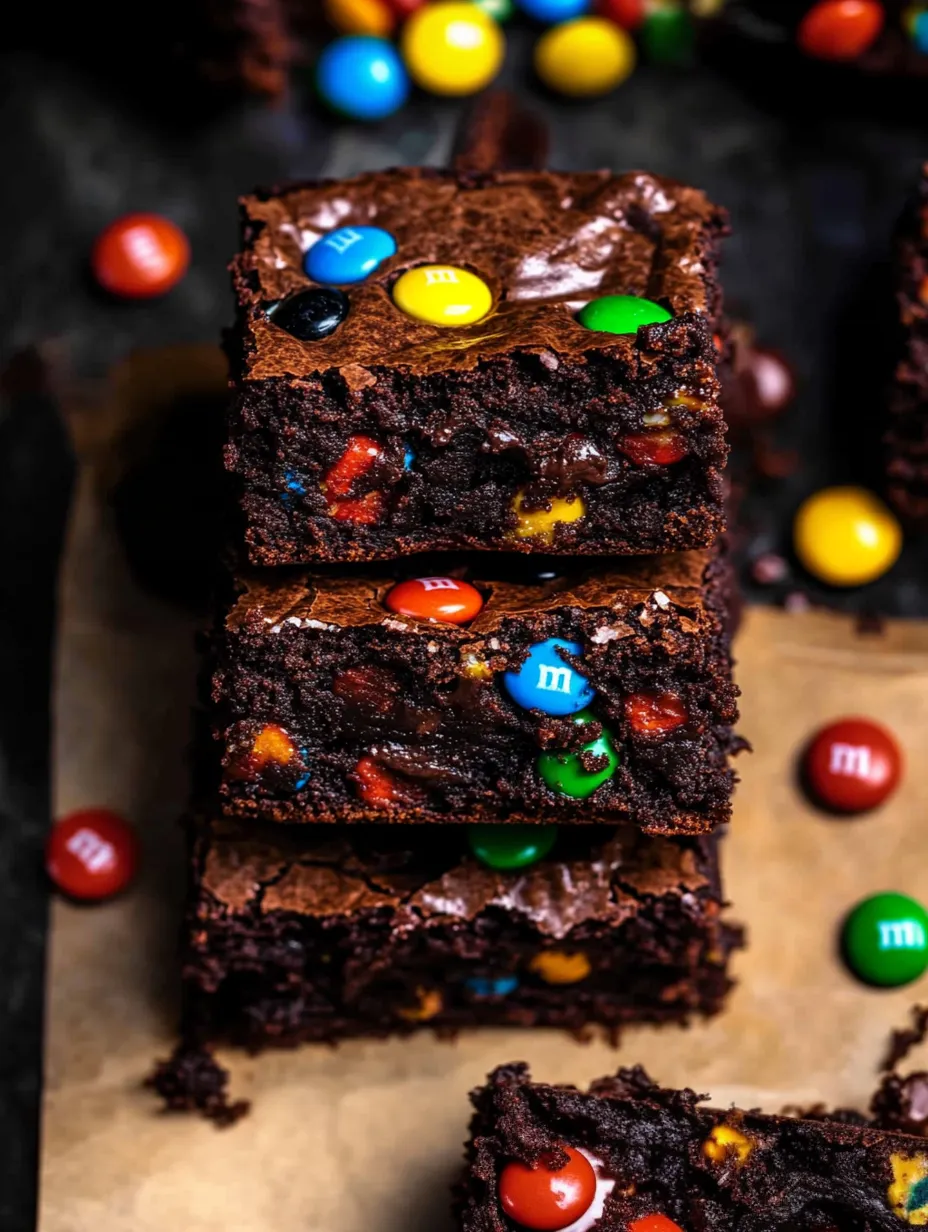 Brownies Jugosos con Lacasitos