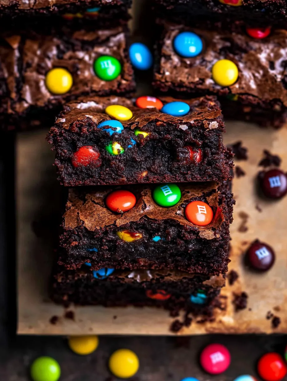 Brownies Jugosos con Lacasitos Caseros