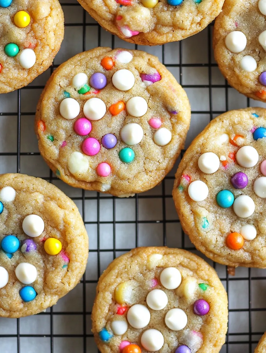 Galletas confetti y chocolate blanco caseras