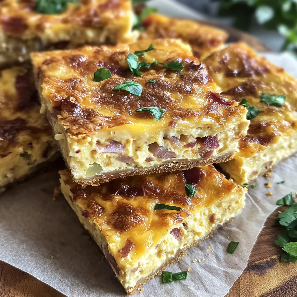 Pastel de cebolla con hojaldre