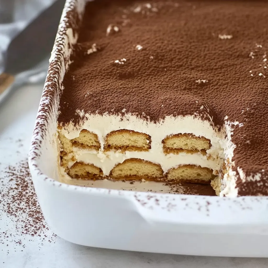 Tiramisú sin huevo y sin alcohol – receta fácil