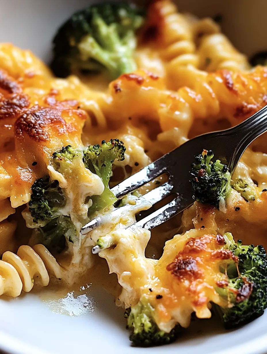 Gratinado cremoso de brócoli y pasta con solo 5 ingredientes