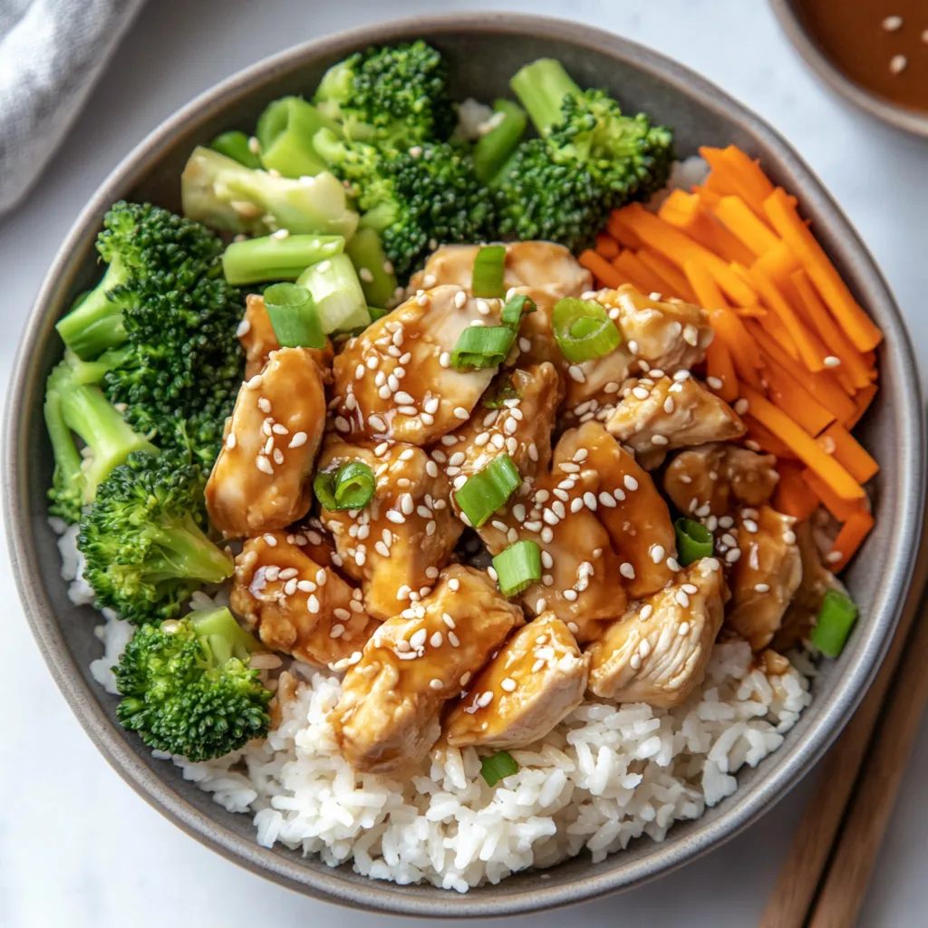 Bowl de Pollo Teriyaki