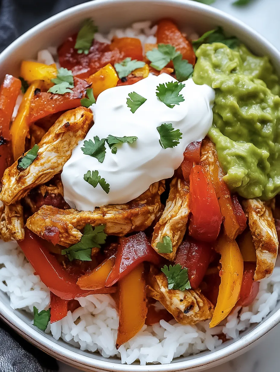 Bol de Fajita de Pollo