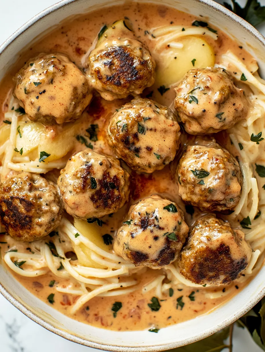Albóndigas Caseras de Cerdo y Manzana