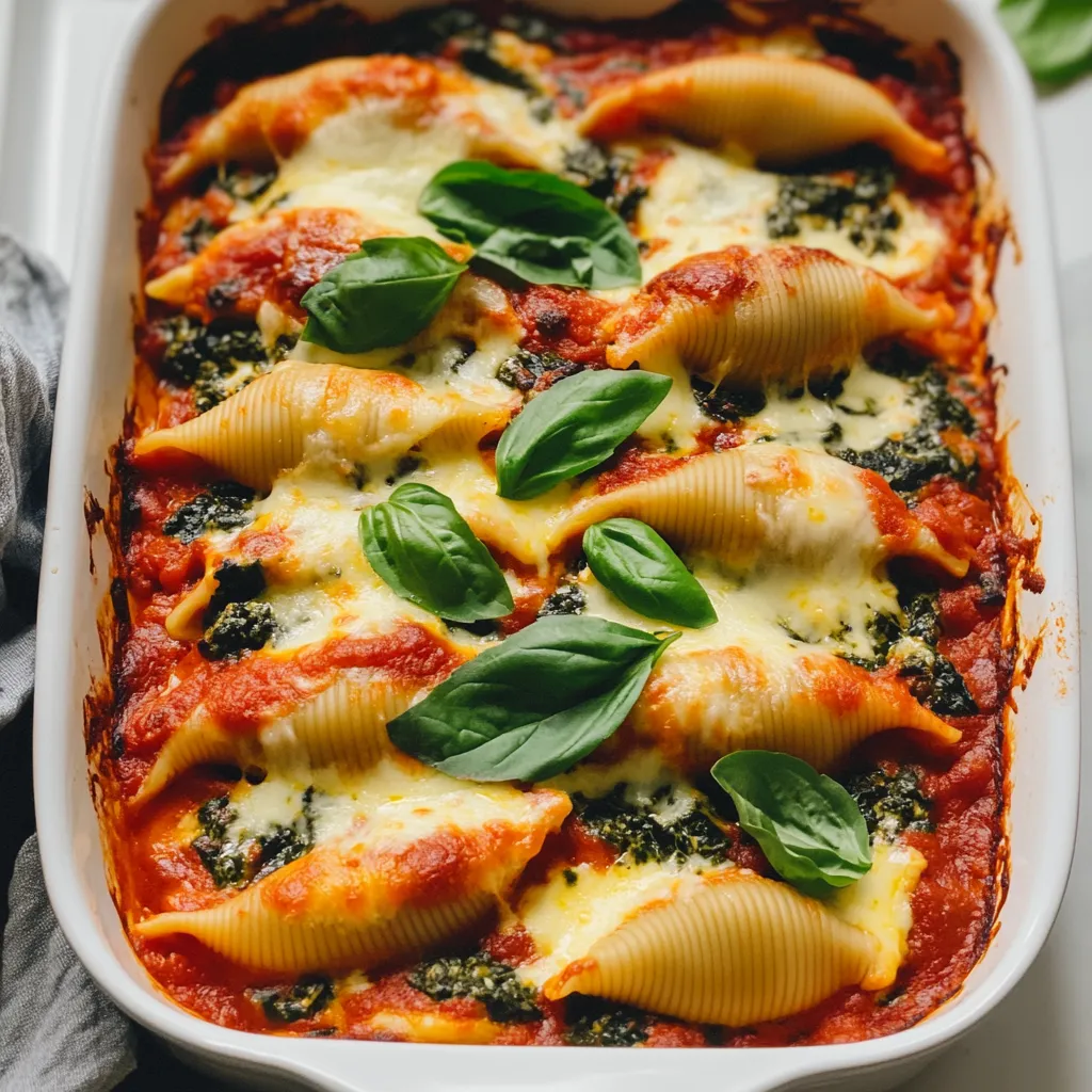 Conchiglioni Ricotta Espinaca