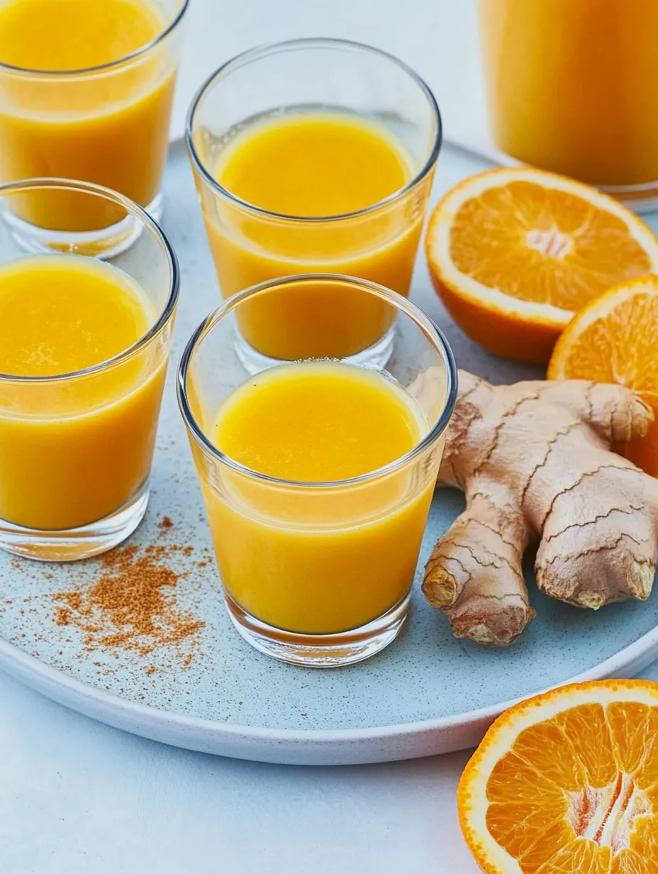 Poder vitamínico: Chupito de jengibre y naranja para un impulso de energía