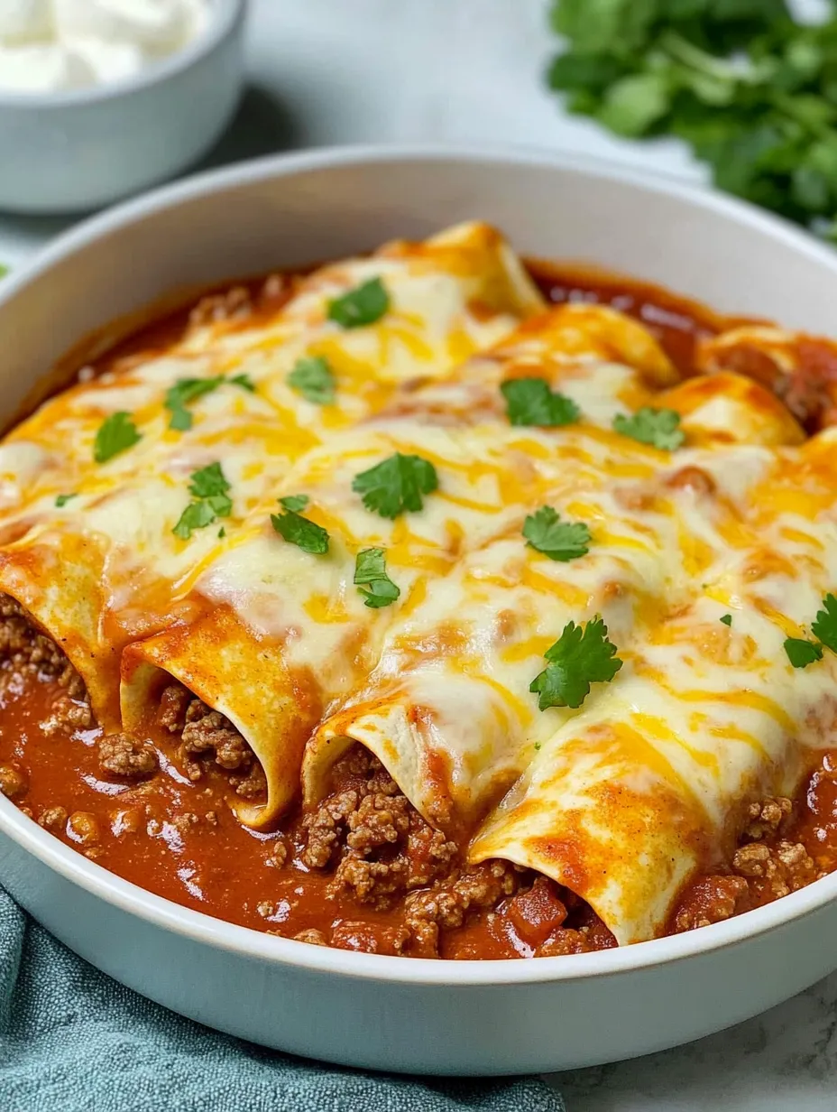Enchiladas Tex-Mex de Res Caseras