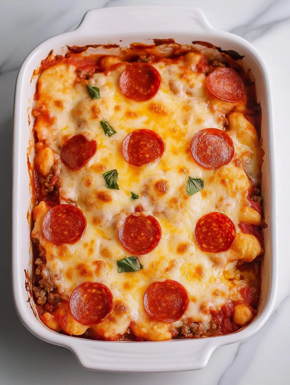 Cazuela Casera Pizza Burbujeante