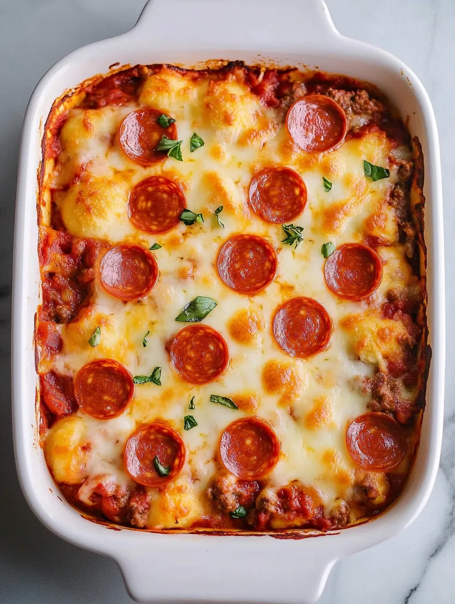 Cazuela Pizza Burbujeante Casera