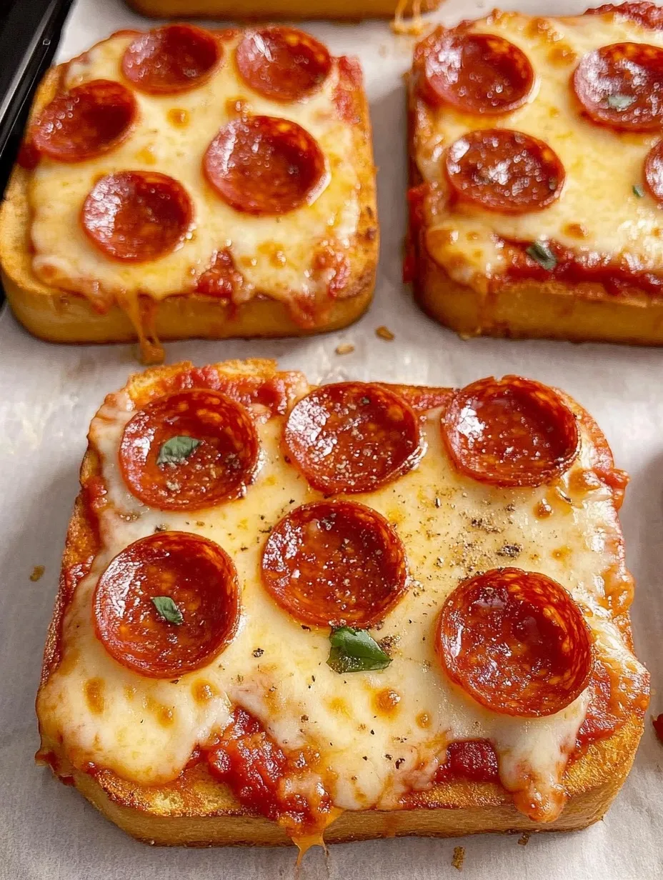 Pizza con Pan de Ajo Fácil