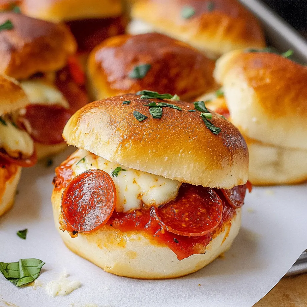 Mini pizza pepperoni