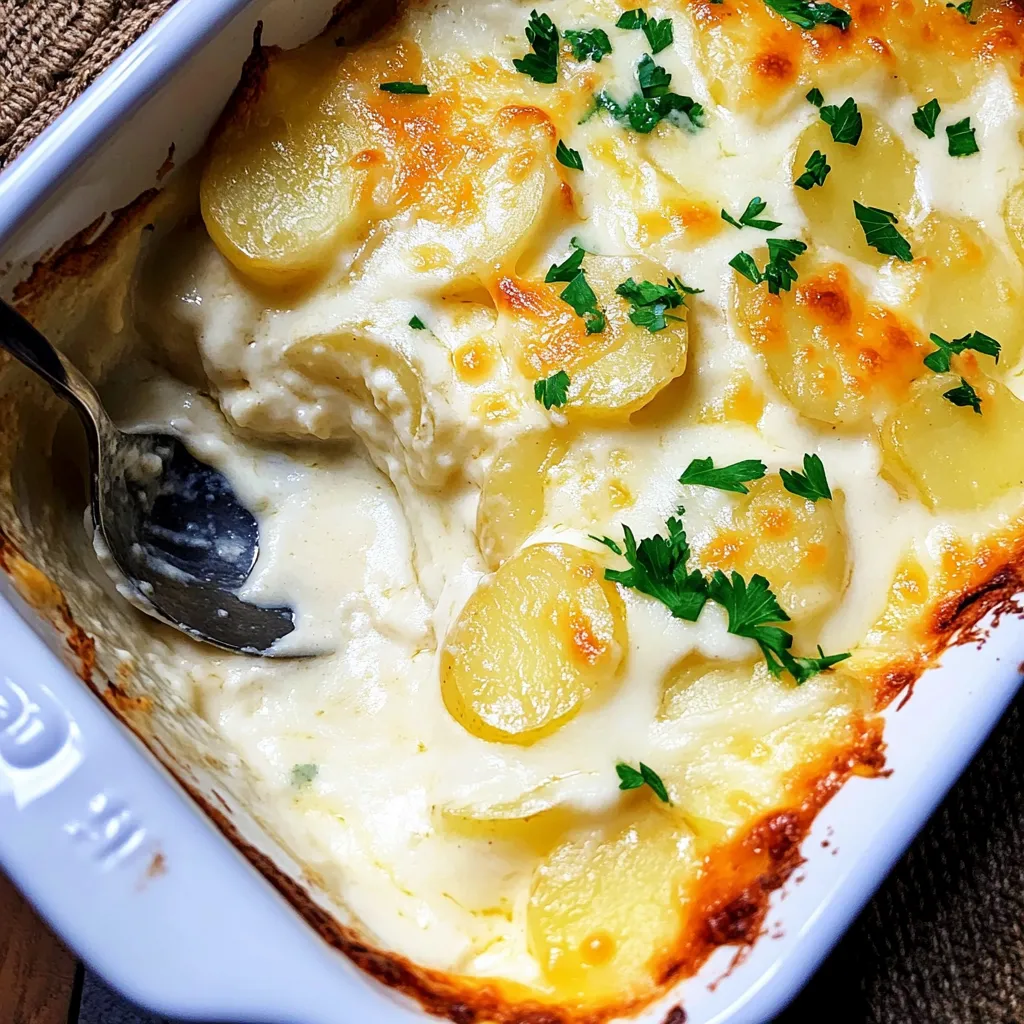 Gratinado de papas, receta clásica