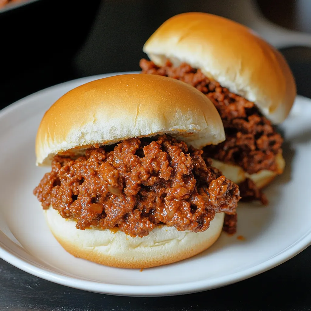 Sloppy Joes Caseros Fáciles