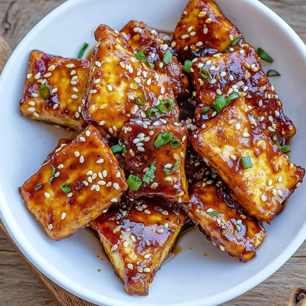 Tofu Crujiente Dulce
